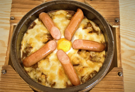 焼きカレー×ウインナー
