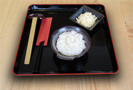 〆セット（ごはんとチーズ）  280円